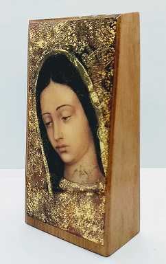 Icono resinado - Guadalupe corazón