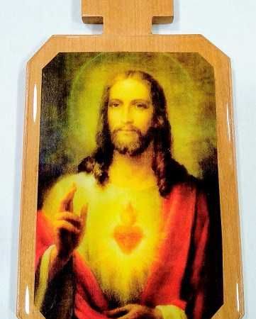 Cuadrito Sagrado Corazon resinado