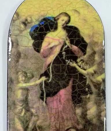 Mini Cuadro Virgen Desatanudos