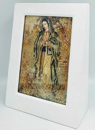 Portaretrato pequeno - Virgen Guadalupe de pie