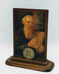 San Benito con Libro