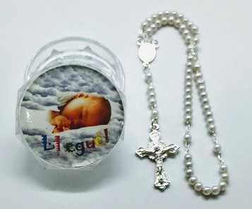 Rosario Bautizo Cajita Nube de Bebe