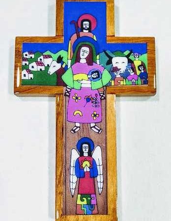 Cruz Juvenil Angel de la Guarda