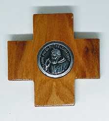Cruz 6.5 x 6.5 - Padre Pio