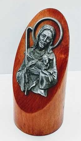 Icono Ovalado Cristo con Cordero