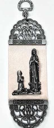 Colgante Metálico - Virgen de Lourdes