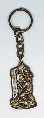 Llavero San Cristobal relieve