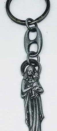 Llavero Virgen con Niño Jesus