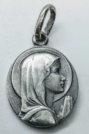 Medalla de plata - Virgen Nina - 16mm.