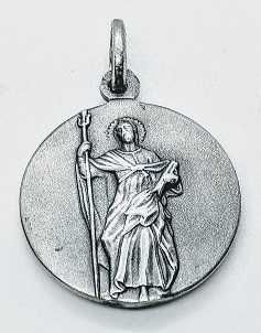 Medalla de plata - San Judas Tadeo - 22 mm.