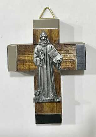 Cruz chica San Benito con apliques