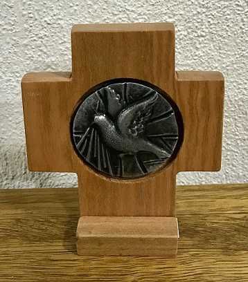 Cruz chica con base - Espiritu Santo