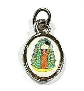 Mini medalla Virgen de guadalupe3 10mm