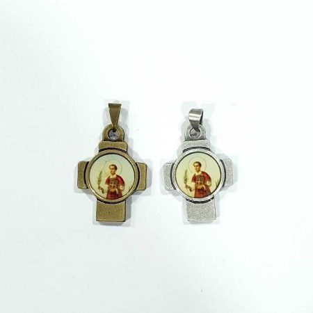 Medallita cruz de San Lorenzo