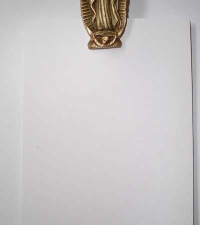 Sujetador taco papel Virgen metalico (figuras surtidas)