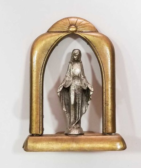 Virgen de los Rayos metalico