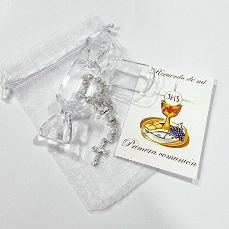 Denario de primera comunión en caja de dulce