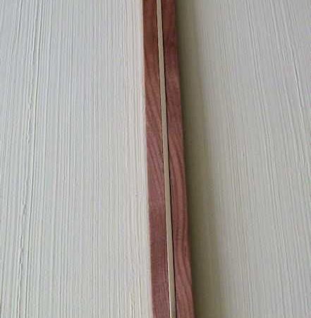 Cruz guia San Benito madera y bronce 1,65mt con Cristo y moneda