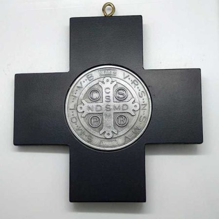 Cruz San Benito Medallon Doble