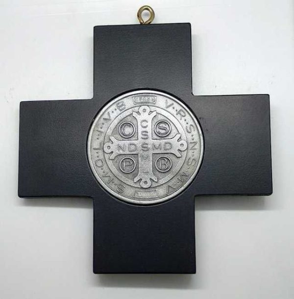 Cruz San Benito Medallon Doble