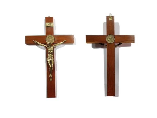 Crucifijo San Benito 30cms.