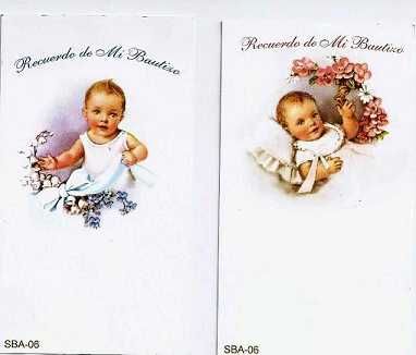 Tarjeta Mi Bautizo (Niña o Niño)