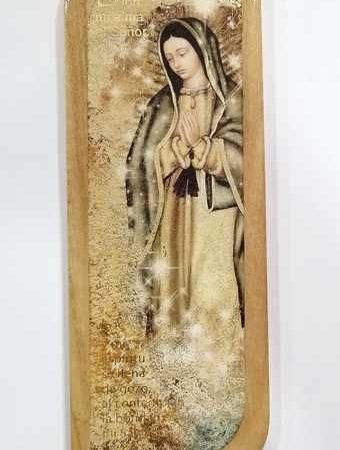 Tabla con rezo Virgen Guadalupe 2